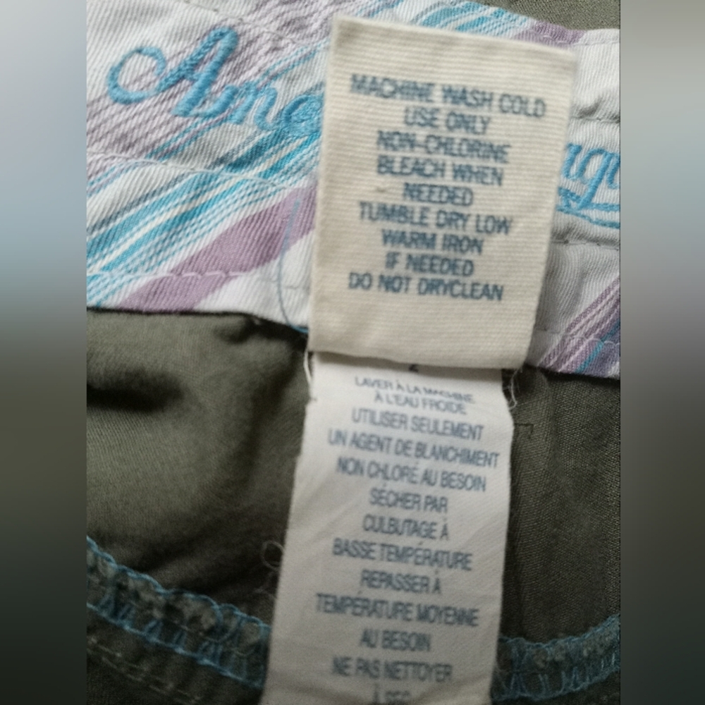 American Eagle Cotton Adjustable Length Capris - image 7